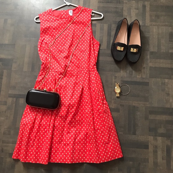 Gap Cotton Sundress Red - Picture 1 of 2